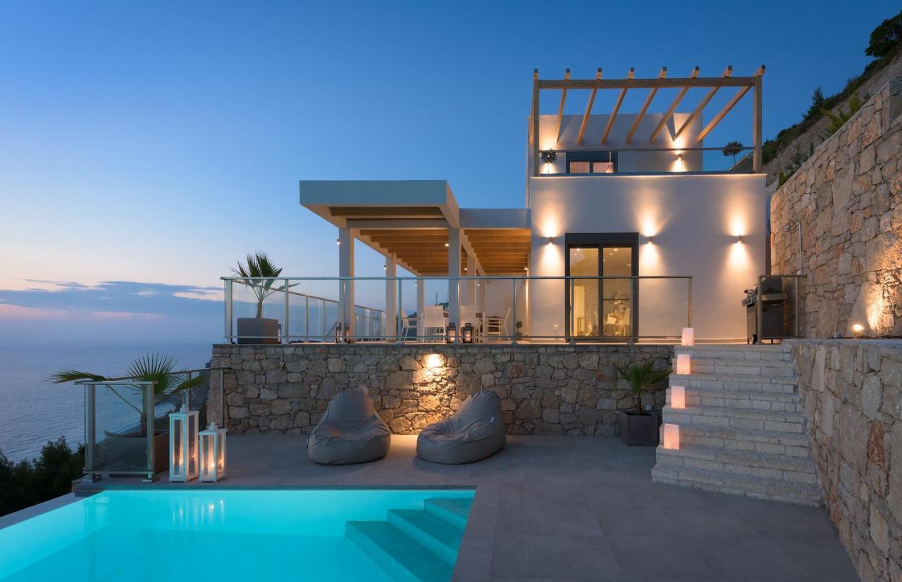 Kathisma Bay Villas - Luxury Villas - Villa Helios Kalamítsi Zewnętrze zdjęcie